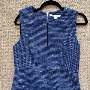 Diane von Furstenberg blue dress